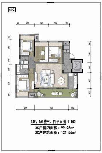 阳光城·翡丽云邸户型图