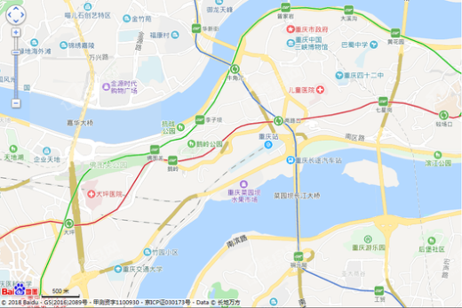 蓝光·申佳·雍锦澜庭交通图