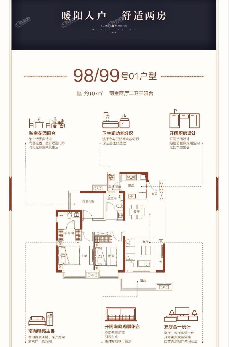 融创御府98/99栋01户型