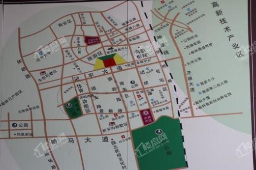 正林小区交通图