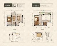 康田澜山樾B2-3别墅户型 2室2厅3卫1厨