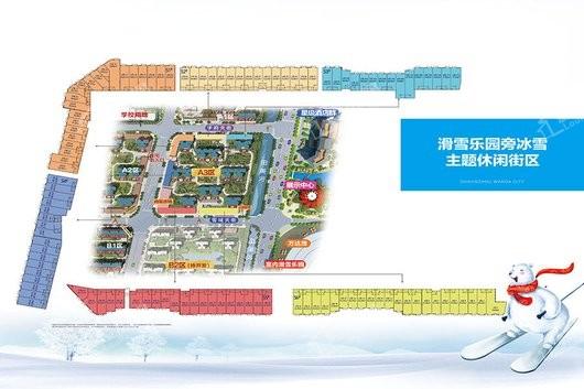 广州融创万达文化旅游城商铺A3区商铺楼栋户型图