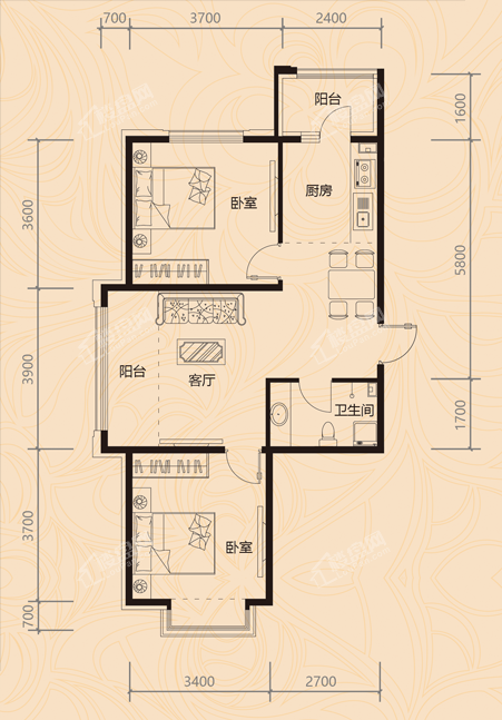 金色城邦户型图