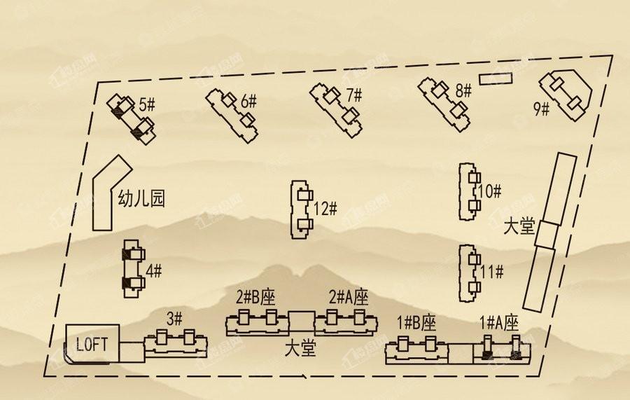 爱达尊御平面图