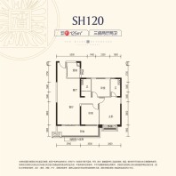 碧桂园十里江湾SH120户型