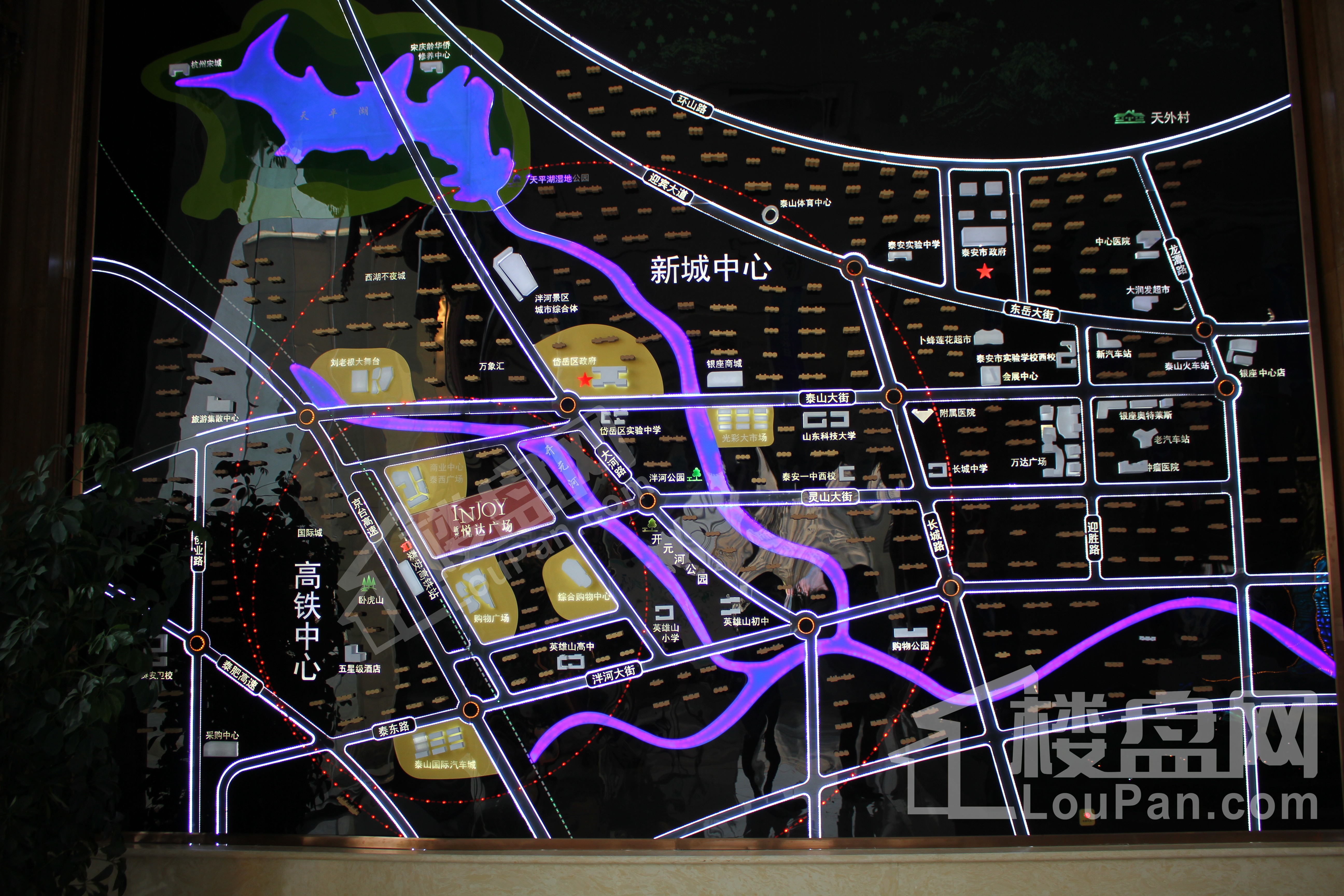 悦达广场区位交通图