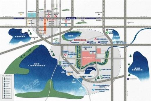 梧桐湖国际社区交通图