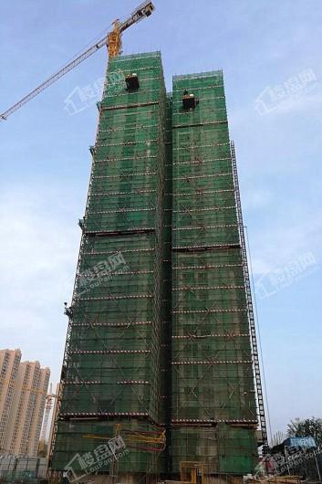 新城·鹿江风华项目一期1号楼最新工程进度