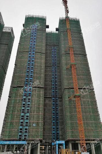 新城·鹿江风华项目一期4号楼最新工程进度