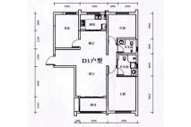 盛达公馆D1户型 3室2厅2卫1厨