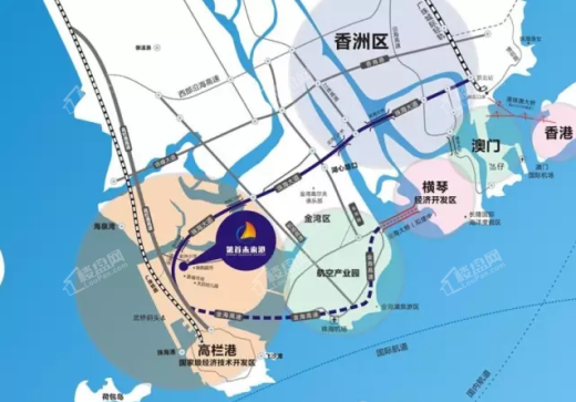 珠海第首未来港位置图