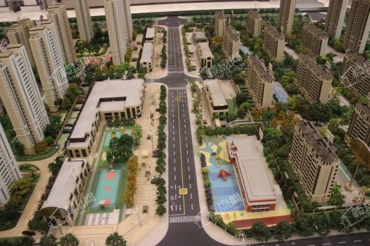中海城项目住宅规划沙盘图