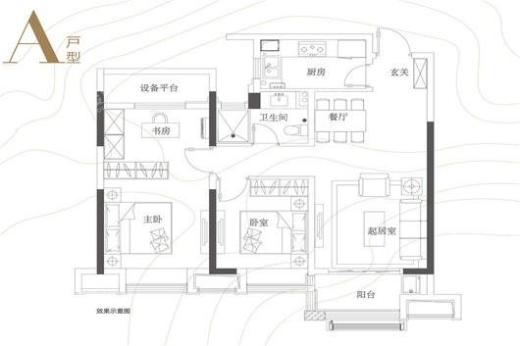 西子曼城户型图