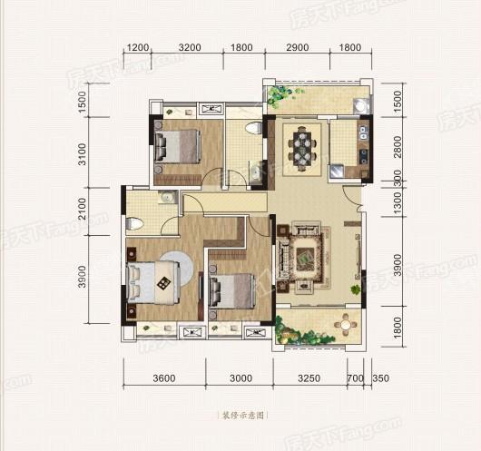 泰诚·西溪合院C-2 3室2厅2卫1厨