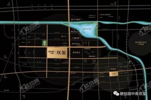碧桂园中南·双玺交通图