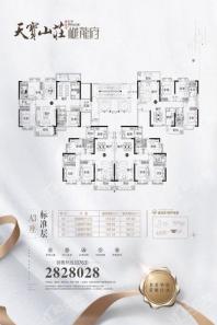 天宝山庄·樾龙府A3栋03户型108.94㎡三房两厅两卫 3室2厅2卫1厨