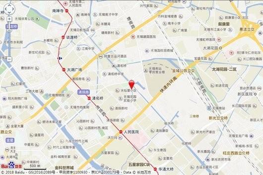 蓝城无锡江南里项目电子地图