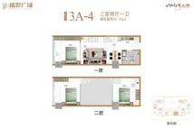 华南城·盛世广场LOFT3A-4户型 3室2厅1卫1厨