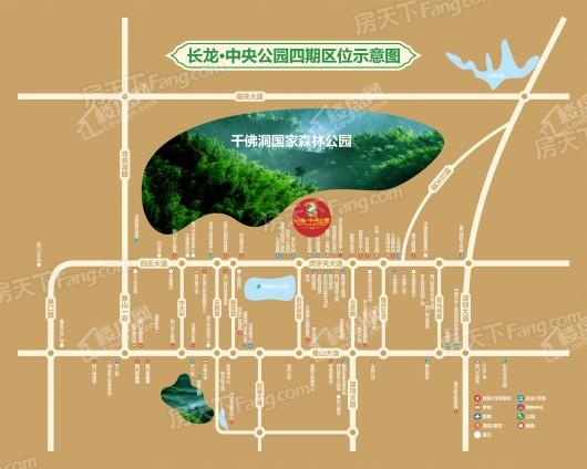 长龙·中央公园四期交通图