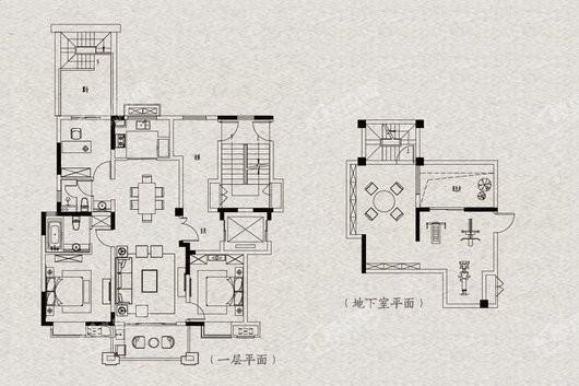 大华锦绣时代E-2Y下跃户型（166-182㎡） 3室2厅2卫1厨