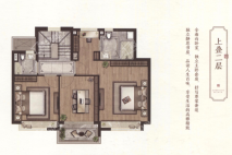 玺悦珑庭上叠二层户型 4室2厅3卫1厨