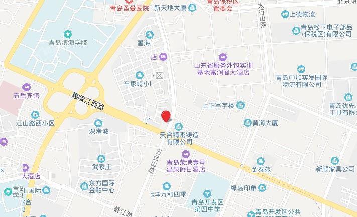 蓝光雍锦半岛区位交通图