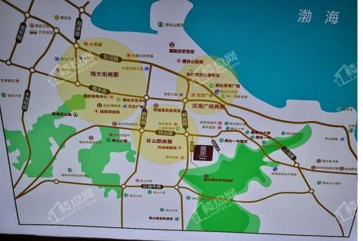 中海知孚里大悦城临时展位区位图照片