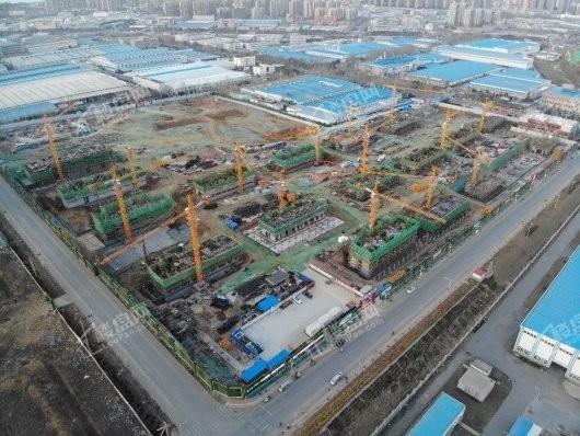 中海锦城工程进度俯瞰