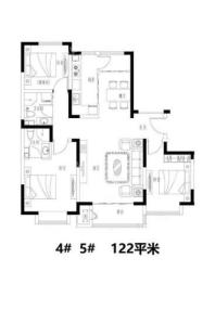 颐和嘉苑4#5#楼 3室2厅2卫1厨