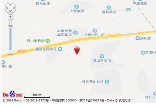 中豪·澜山墅电子地图