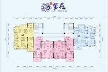 钟祥御隆天下玺苑A1户型 4室2厅2卫1厨