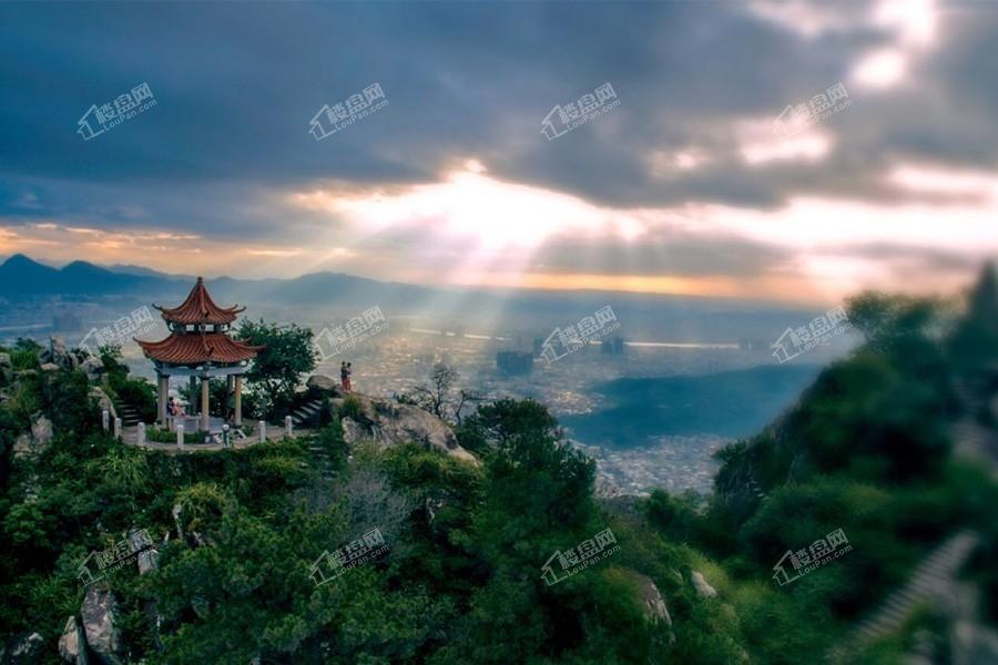 紫帽山风景区实景图