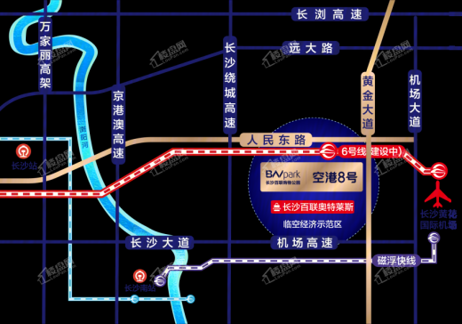 长沙百联购物公园·空港8号位置图