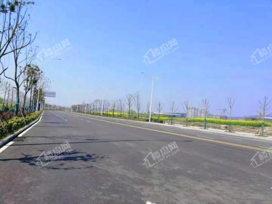 加侨·悦侯府项目旁边已竣工的道路
