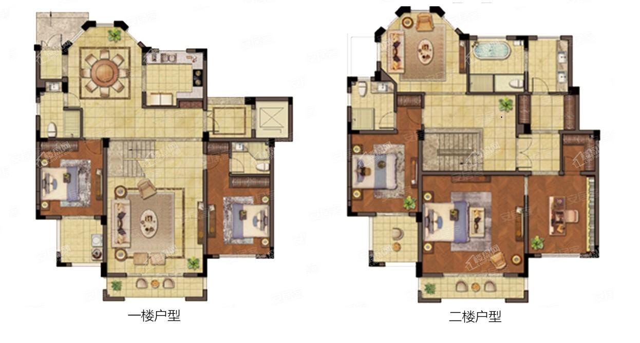 285.06㎡户 5室2厅4卫  建筑面积：约285.06m²