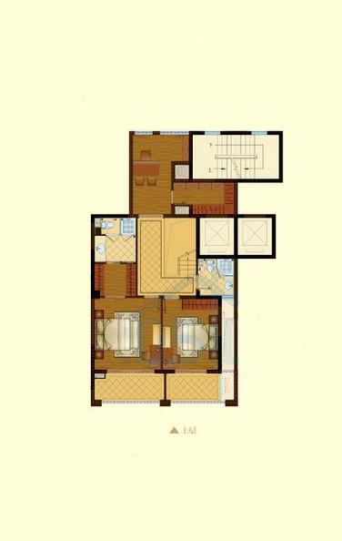 B3户型 4室2厅3卫 建筑面积：约138m²