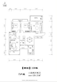 九华新城F户型