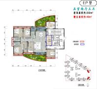 5#6#楼E户型-五房两厅三卫-232㎡-赠送49㎡