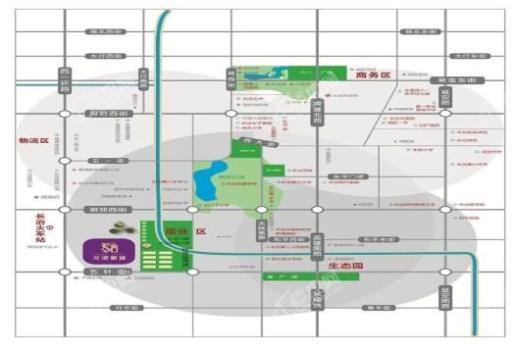 龙港新城二期交通图