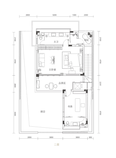 国寿嘉园·逸境别墅三层 4室2厅5卫1厨