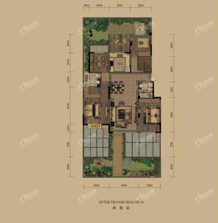 洋房 148平4室2厅2卫一层户型图