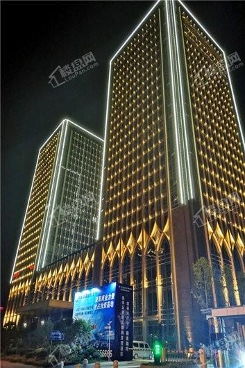 凯景国际大厦楼栋夜景图
