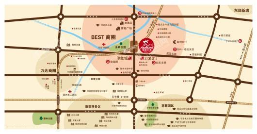 宁波宝龙广场公寓交通图