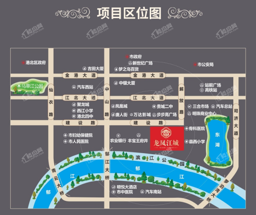 龙凤江城位置图