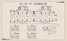 5#6#7#8#面积108-139㎡户型