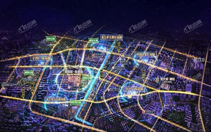阳光城未来悦项目区位图