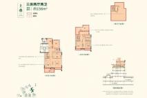 奥园·滨海尚居上叠户型 3室2厅2卫1厨