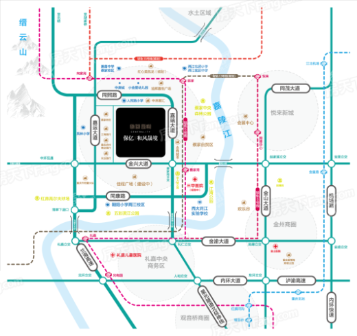 保亿御景玖园交通图