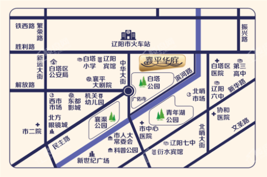 中国铁建·襄平华庭交通图