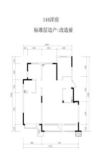 龙湖双珑原著洋房_01-144标准层边户改造前(Y31-一单元0201)_副本